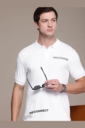 French Connection Polo Collar Pure Cotton T-shirt