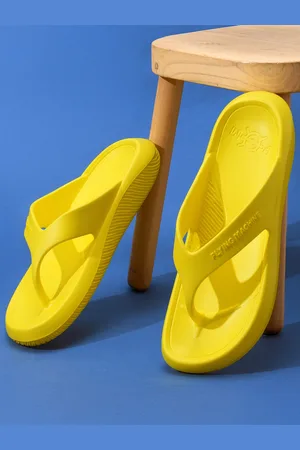Flying Machine Men Rubber Thong Flip-Flops
