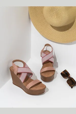 Inc 5 Women Open Toe Wedge Heel Sandals