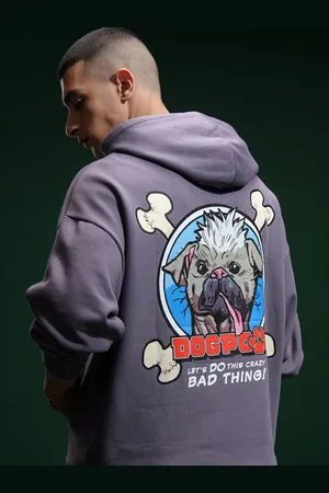 Highlander Marvel Deadpool Men White Drop Shoulder Oversized Sweatshirt