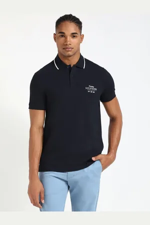 Tommy Hilfiger Men Solid Polo Collar Cotton T-shirt