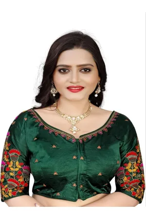 HERE&NOW Women Embroidered Saree Blouse