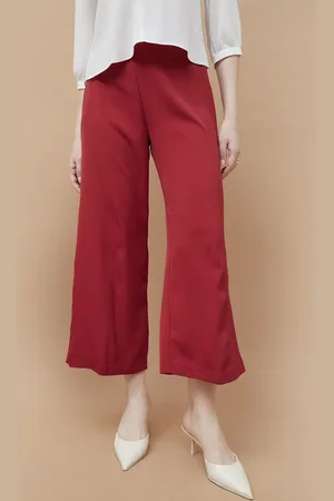 Lifestyle Women High-Rise Bootcut Trousers