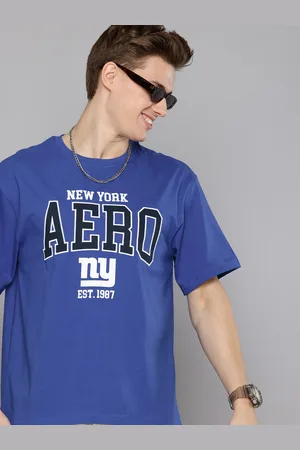 Aeropostale Brand Logo Embroidered Relaxed Fit Pure Cotton T-shirt