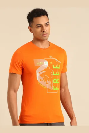 Being Human Typography Printed Pure Cotton T-shirt