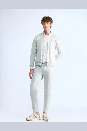 Flying Machine Men CTM Man Brand Logo Pure Cotton Regular Fit Track Pants
