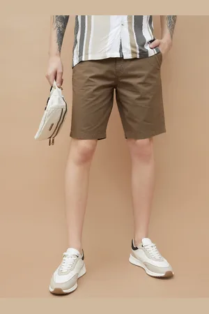 Lifestyle Men Above Knee Mid-Rise Cotton Chino Shorts