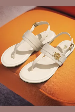 U.S. Polo Assn. Women T-Strap Flats