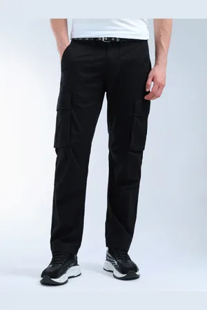 Flying Machine Men Relaxed Straight Fit Mid-Rise Cargos