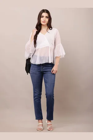 Raabta Fashion Women Self Design Peplum Top