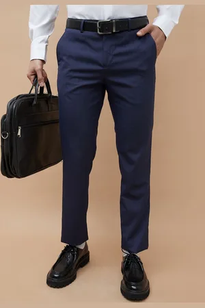 Lifestyle Men Tapered Fit Mid-Rise Formal Trouser