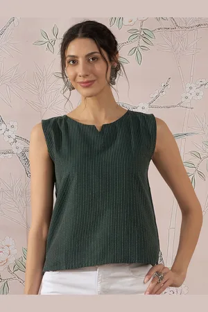 InWeave Women Stripe Print Regular Top