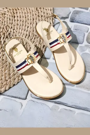 U.S. Polo Assn. Women T-Strap Flats