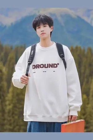 HERE&NOW Men Printed Pullover Sweatshirt