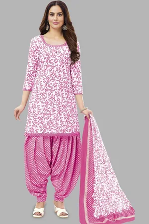 Miraan Floral Printed Pure Cotton Unstitched Dress Material