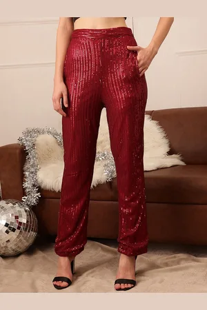 Corsica Women Embellished Non Iron Trousers