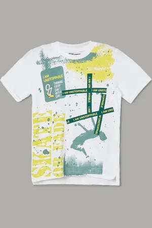 Lifestyle Boys Graphic Printed Round Neck Cotton T-shirt