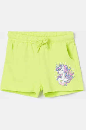 Lifestyle Girls Floral Printed Cotton Shorts
