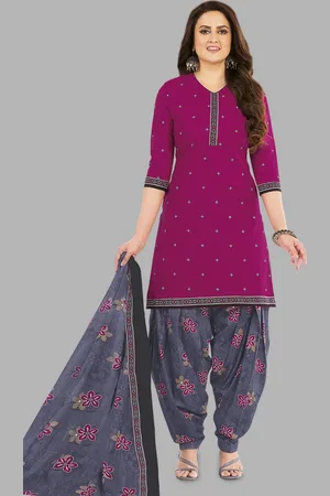 Miraan Printed Pure Cotton Unstitched Dress Material