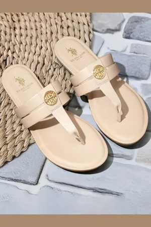 U.S. Polo Assn. Women T-Strap Flats