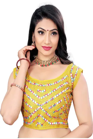 HERE&NOW Women Embellished Padded Saree Blouse