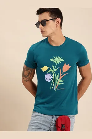 Being Human Floral Printed Pure Cotton T-shirt
