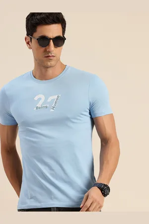 Being Human Typography Printed Pure Cotton T-shirt