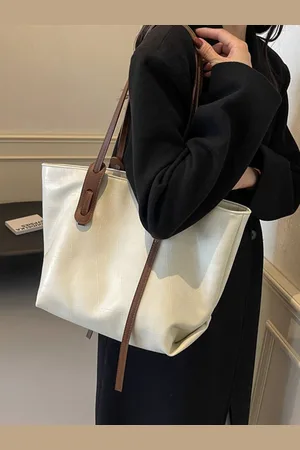 Stylecast Women Solid Shopper Tote Bag
