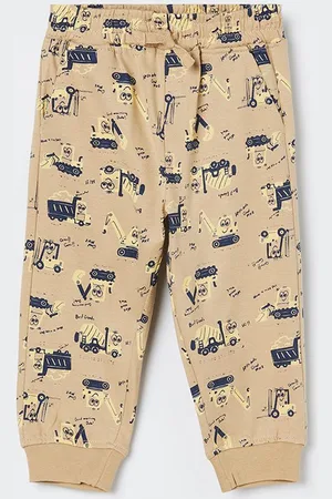 Lifestyle Boys Printed Pure Cotton Joggers
