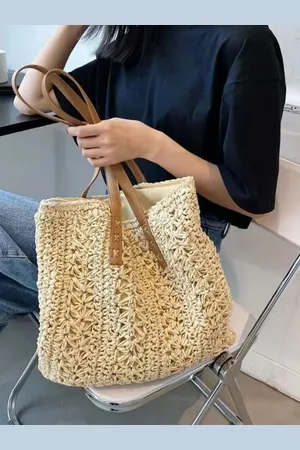 Stylecast Women Textured Shopper Paper Tote Bag