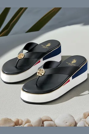 U.S. Polo Assn. Women T-Strap Flats