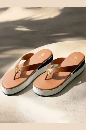 U.S. Polo Assn. Women T-Strap Flats