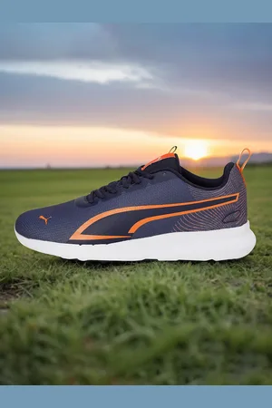 PUMA Men Blue Colourblocked Fire V2 Sneakers