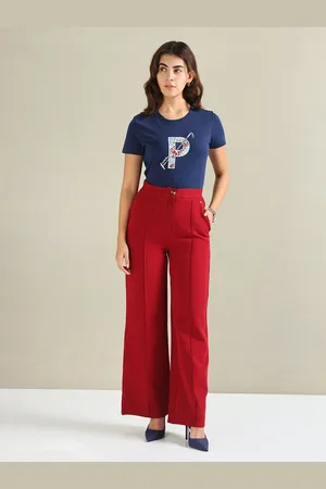 Ralph Lauren Floral Printed Round Neck Embroidered Cotton T-shirt