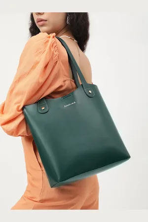 Fastrack Women Malachite Green Tall Tote Bag