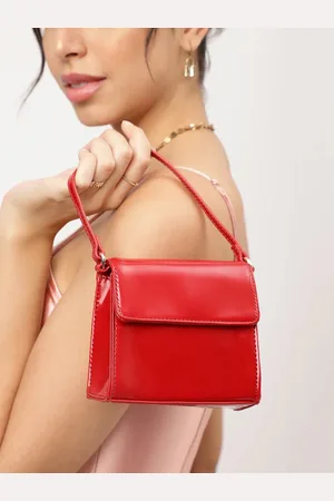 Fastrack Women Luscious Red Party Handheld Bag