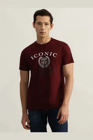 ICONIC Men Biker Printed T-shirt