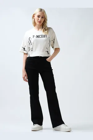 Flying Machine Women Bootcut Stretchable Jeans