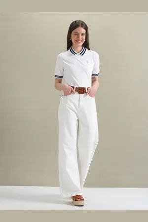 Ralph Lauren Short Sleeves Striped Shirt Collar T-shirt