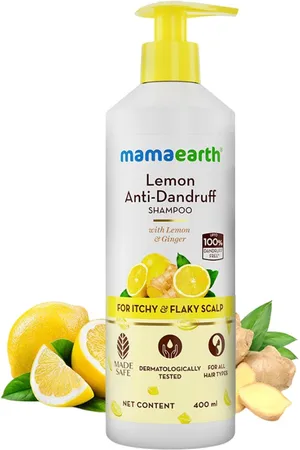 Mamaearth Lemon Anti-Dandruff Shampoo With Ginger - 400 ml