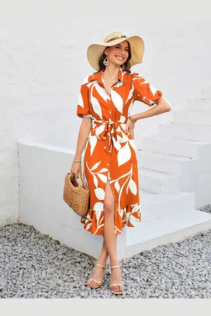 Mast & Harbour Women Shirt Midi Dress