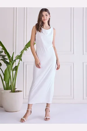 Chemistry Women Cowl Neck Shoulder Straps Bodycon Midi Dress