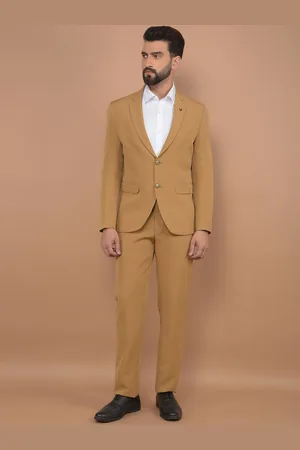 Canary London Men Slim Fit Single-Breasted Two-Piece Suit
