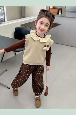LULU & SKY Girls Long Sleeves T-shirt with Joggers