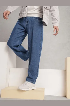 WROGN Men Pure Cotton Loose Fit Jeans