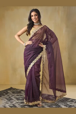 Rachna Embellished Net Saree