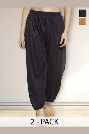 Jinfo Women Pack Of 2 Mid-Rise Loose-Fit Patiala