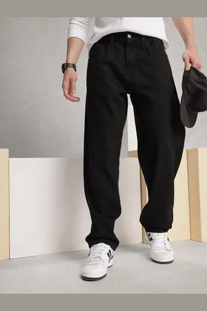 WROGN Men Loose Fit Pure Cotton Jeans