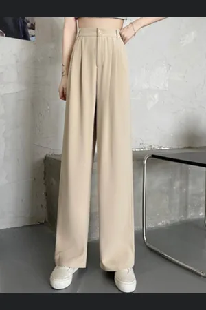 Stylecast Women Regular Fit Mid-Rise Pleated Trousers