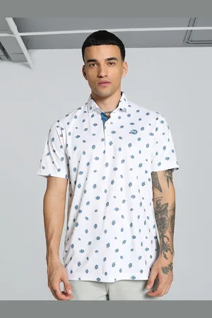 PUMA Pure Love Birdies Men Printed Polo Collar Short Sleeve Golf T-Shirt